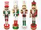 Christmas Drummer Nutcracker. Wizardi Classic Wooden Festive Decoration F07M14-32-N01819A